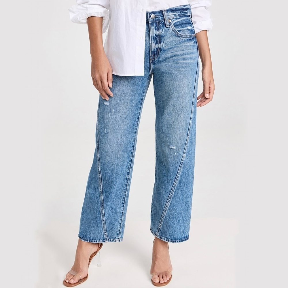 Pistola Bobbie Wide Leg Ankle Jeans